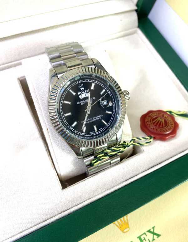 Rolex Day-Date 40 Or Gris cadran noir