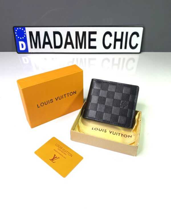 Porte Monnaie LV en Cuir Damier