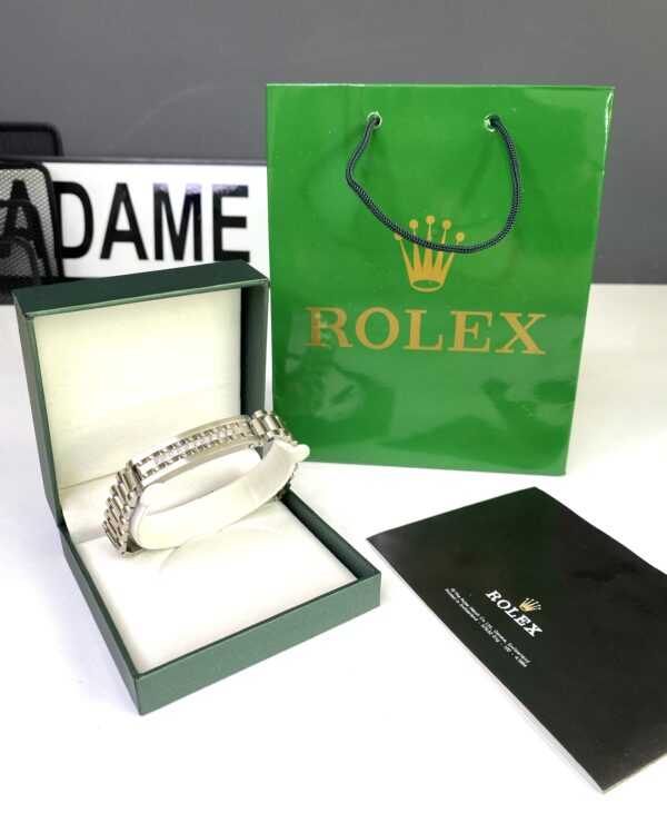 Bracelet Rolex Argenté Homme - Image 2