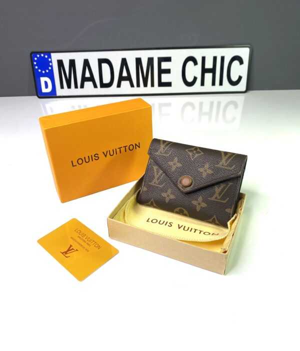 Porte Monnaie LV en Cuir Monogramme Femme