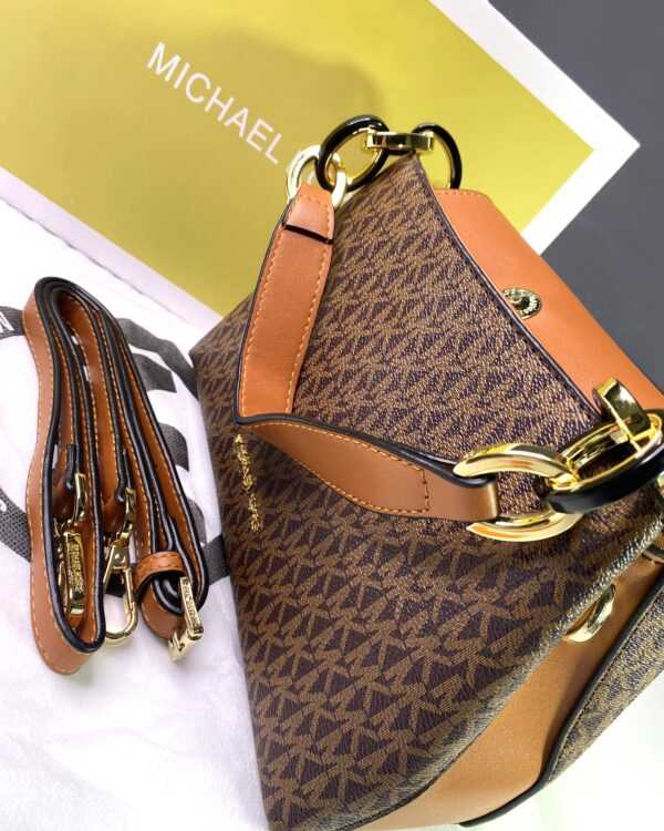 Michael Kors classique cuir couleur camel marron - Image 3