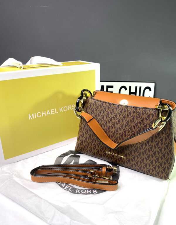 Michael Kors classique cuir couleur camel marron - Image 2