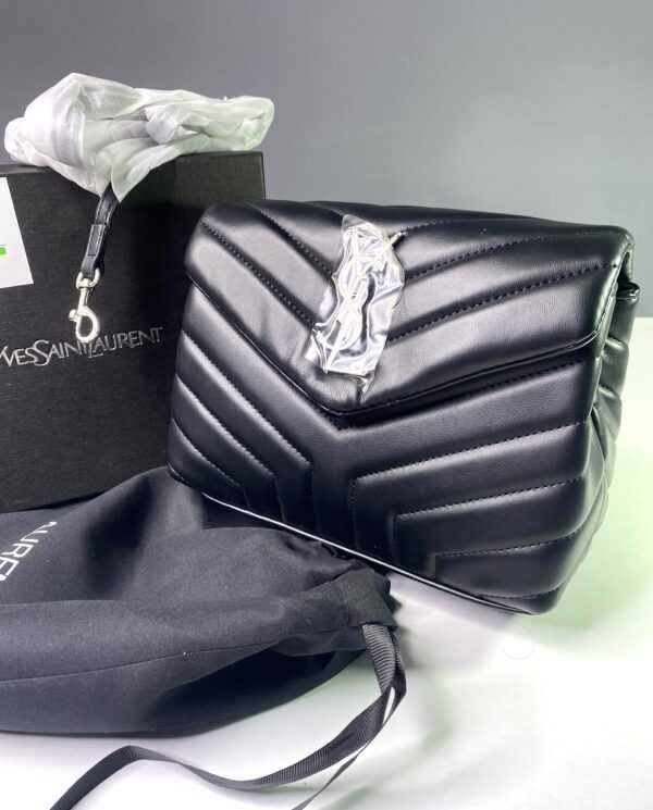 Petit sac YSL motif Yves Saint Laurent cuir - Image 2