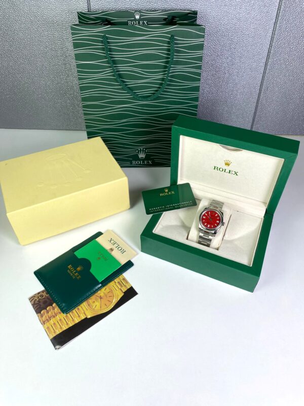 Rolex Oyster superlative fond rouge cadrant 36 mm - Image 3